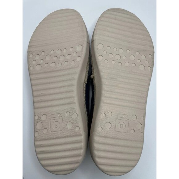 BZees Maui Blue Slip On Comfort Espadrille Comfort Shoe Size 10 - Picture 5 of 9